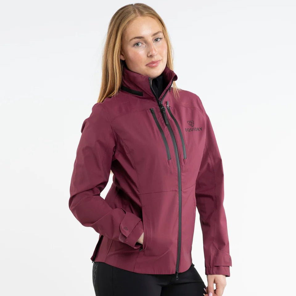 EQUIDRY Women's Varsha Jacket #colour_plum
