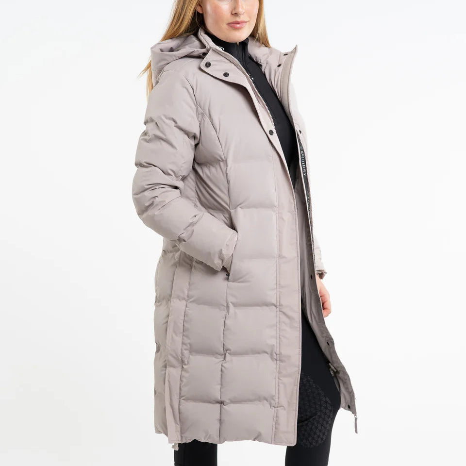 EQUIDRY Thora Waterproof Riding Puffer #colour_sand