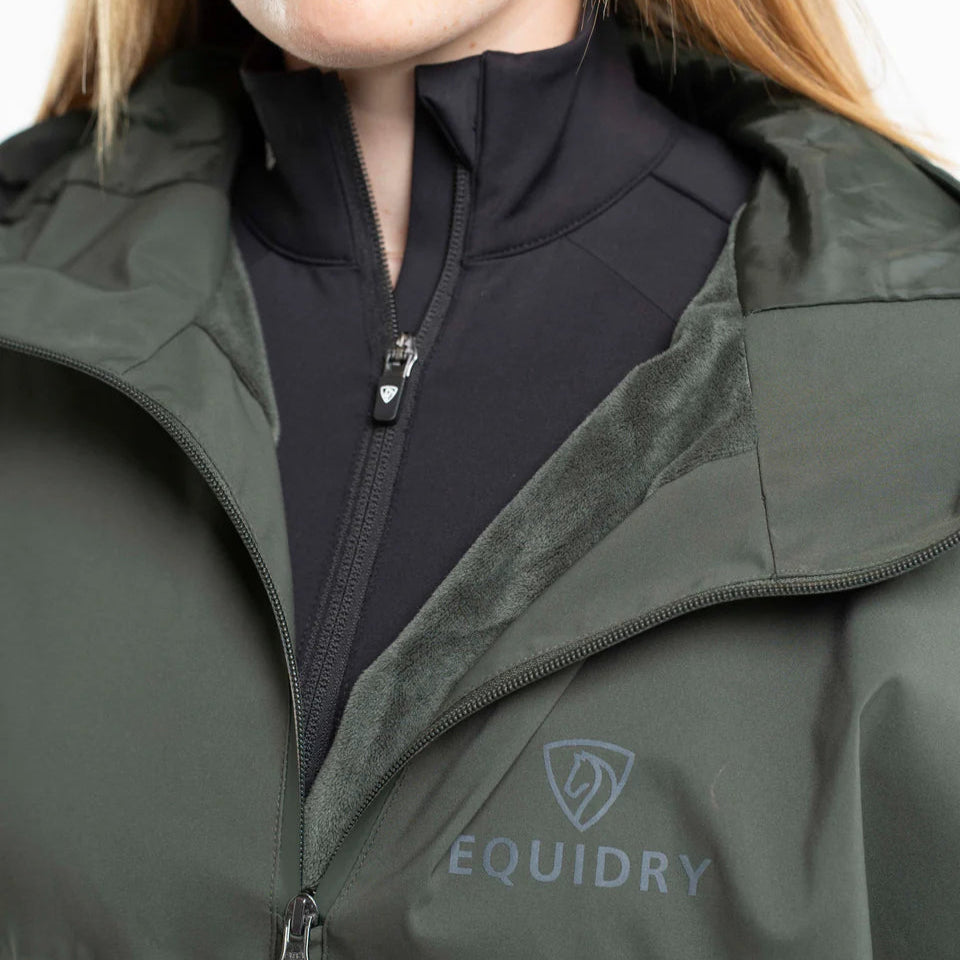 EQUIDRY Women's Storm Smock #colour_black-forest-green