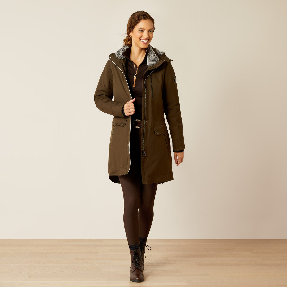 Ariat Women's Tempest Ins H2O Parka #colour_green