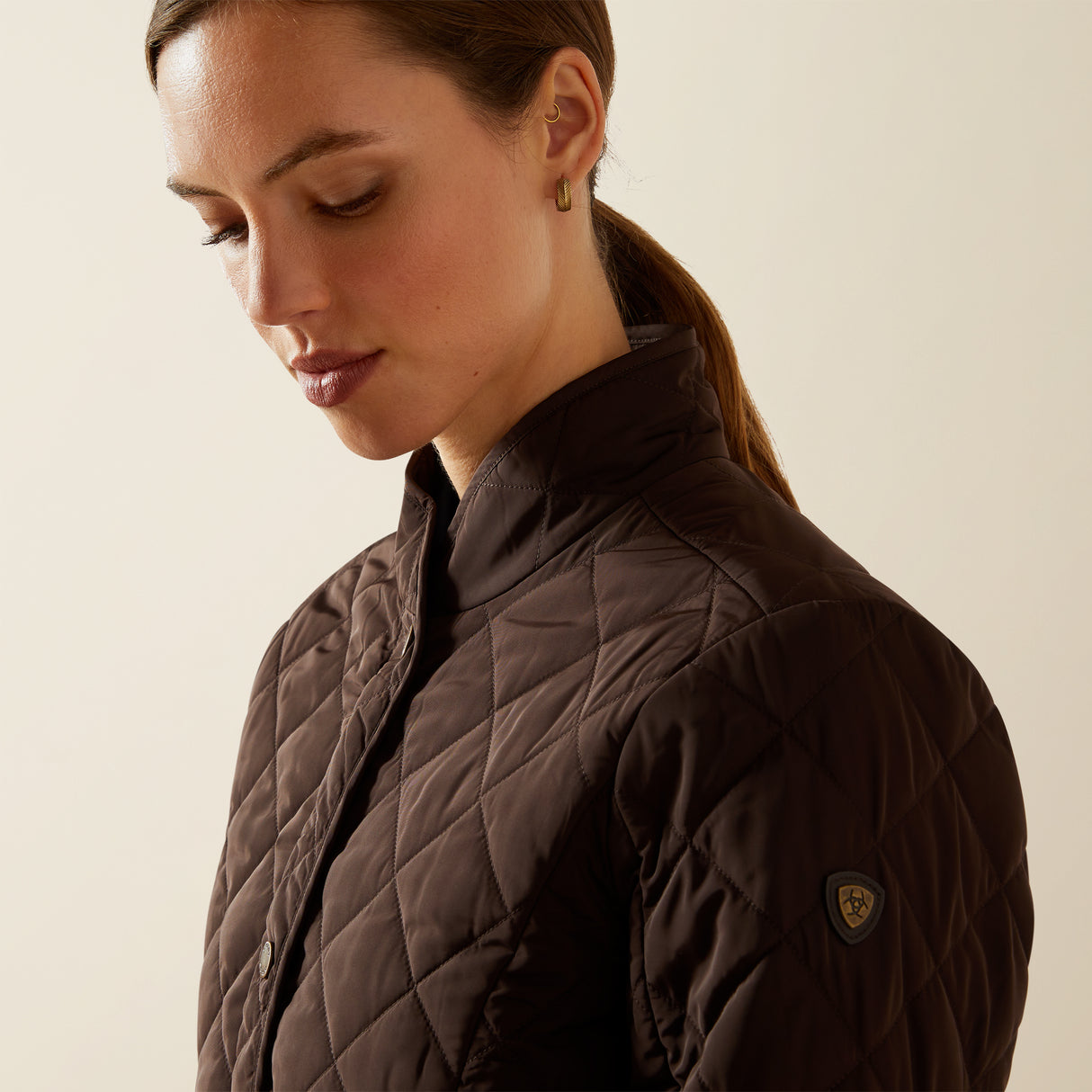 Ariat Women's Woodside Jacket - Coffee Bean #colour_coffee-bean