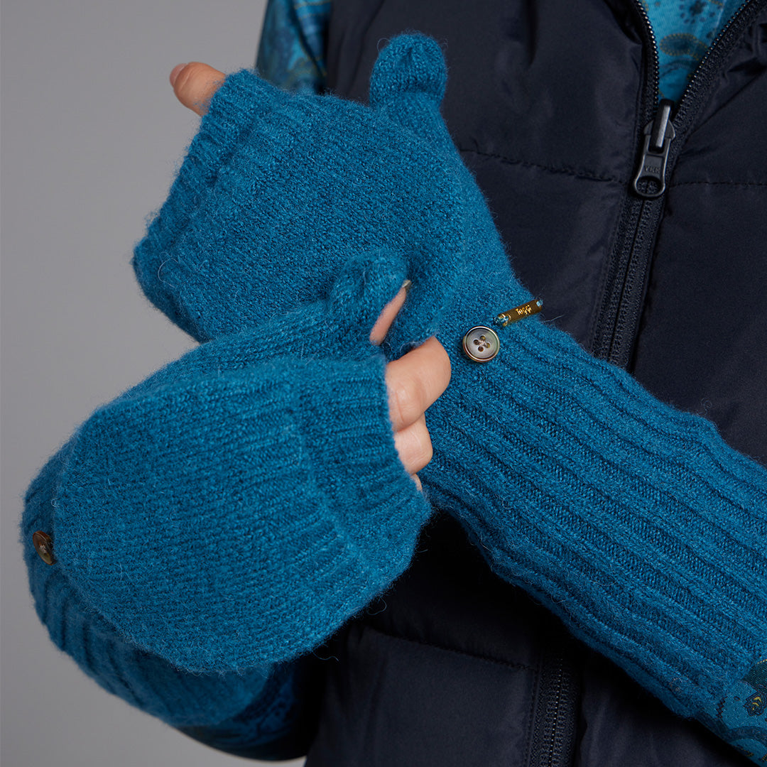 Toggi Fitzroy Knitted Gloves #colour_teal