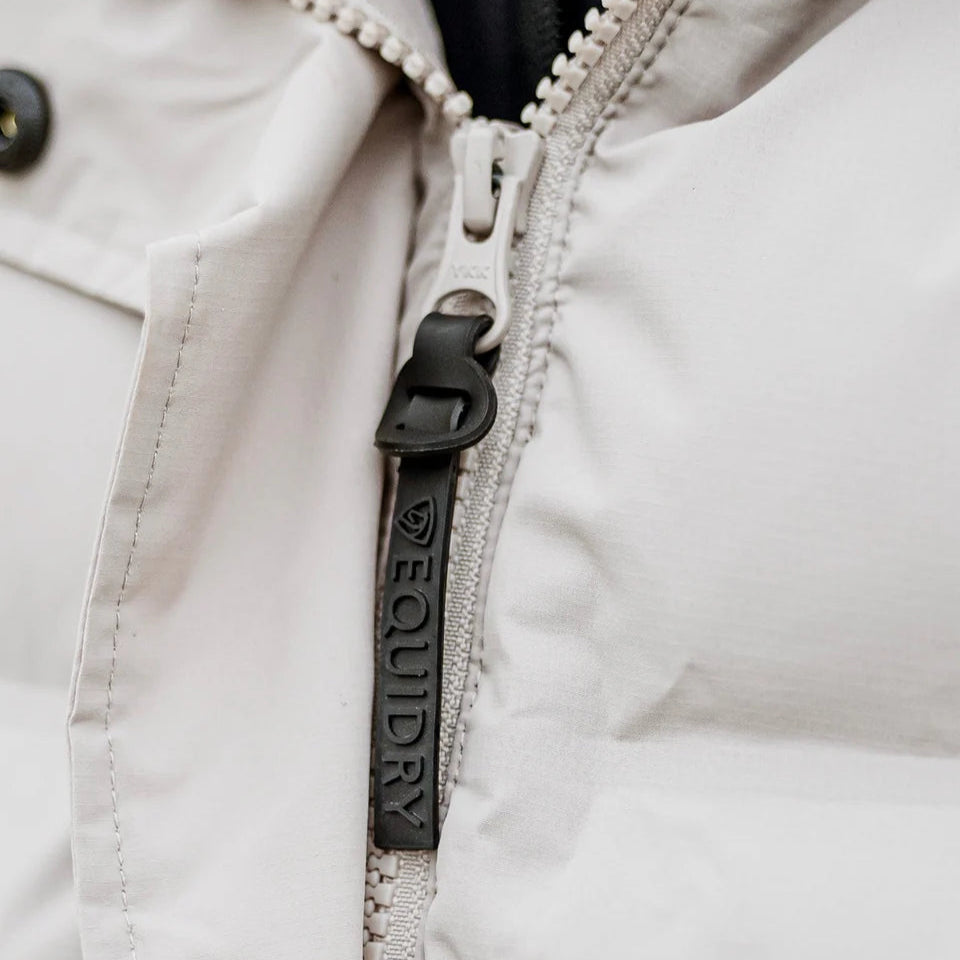 EQUIDRY Thora Waterproof Riding Puffer #colour_sand