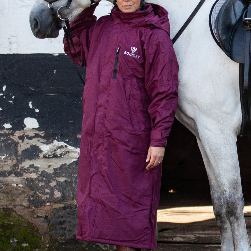 EQUIDRY Women's Thin Fleece Evolution #colour_plum-plum