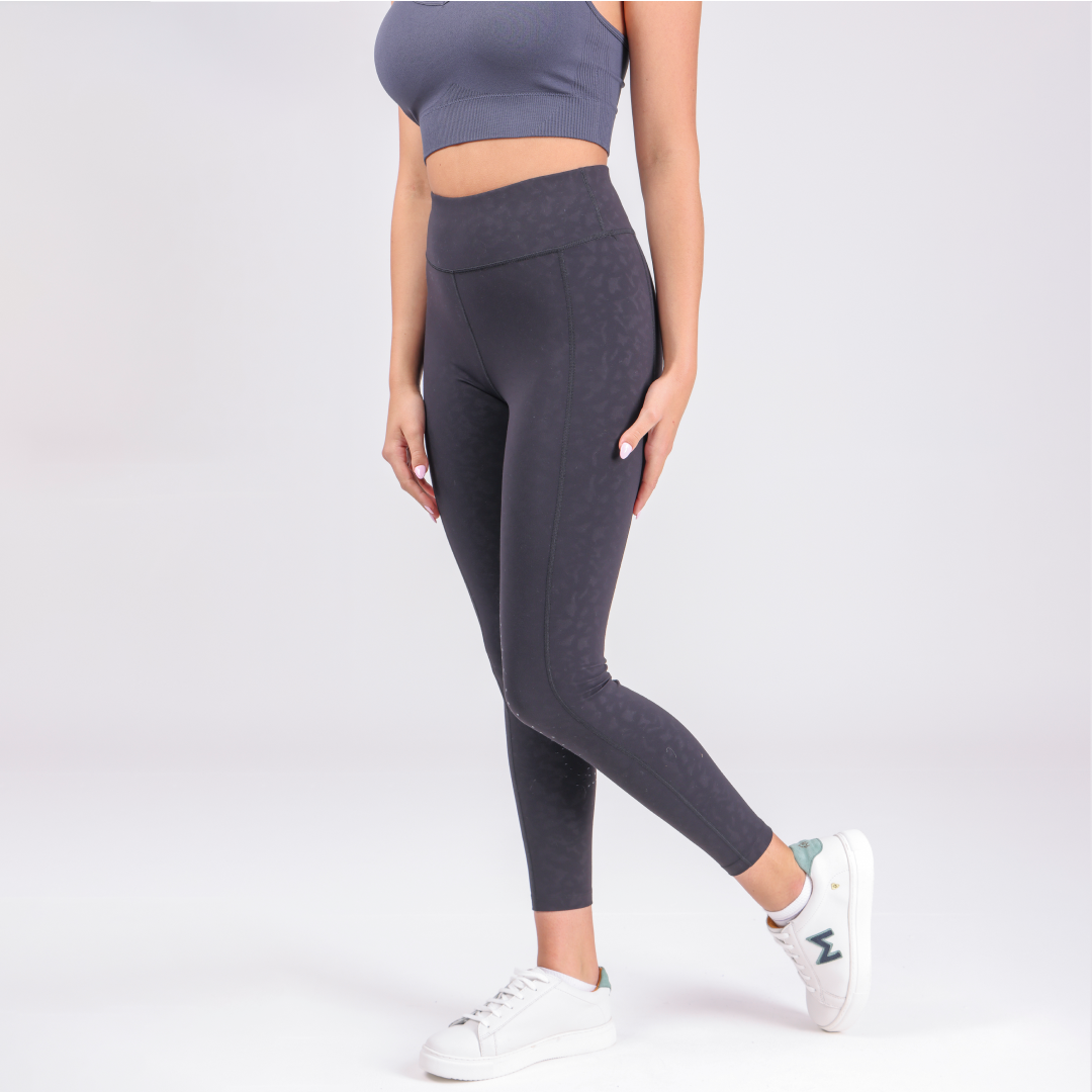 Shires Aubrion Ladies Non-Stop Riding Tights #colour_charcoal