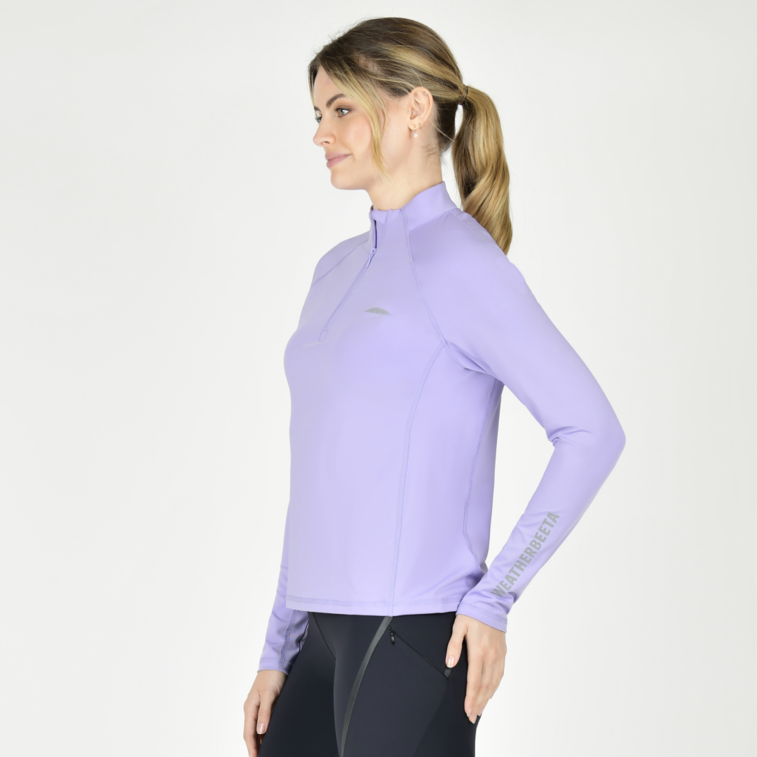 Weatherbeeta Prime Long Sleeve Ladies Top #colour_mauve
