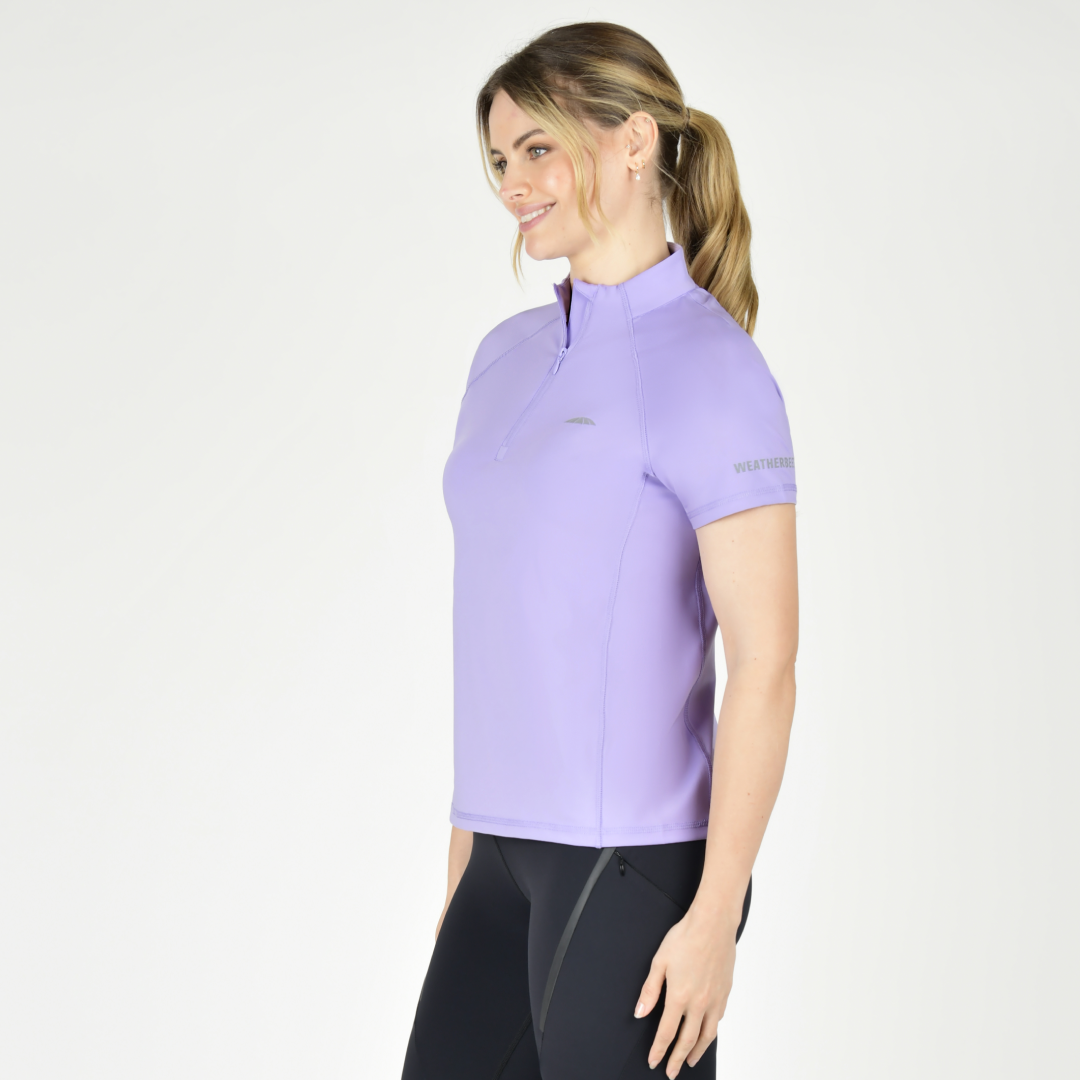 Weatherbeeta Prime Short Sleeve Top #colour_mauve