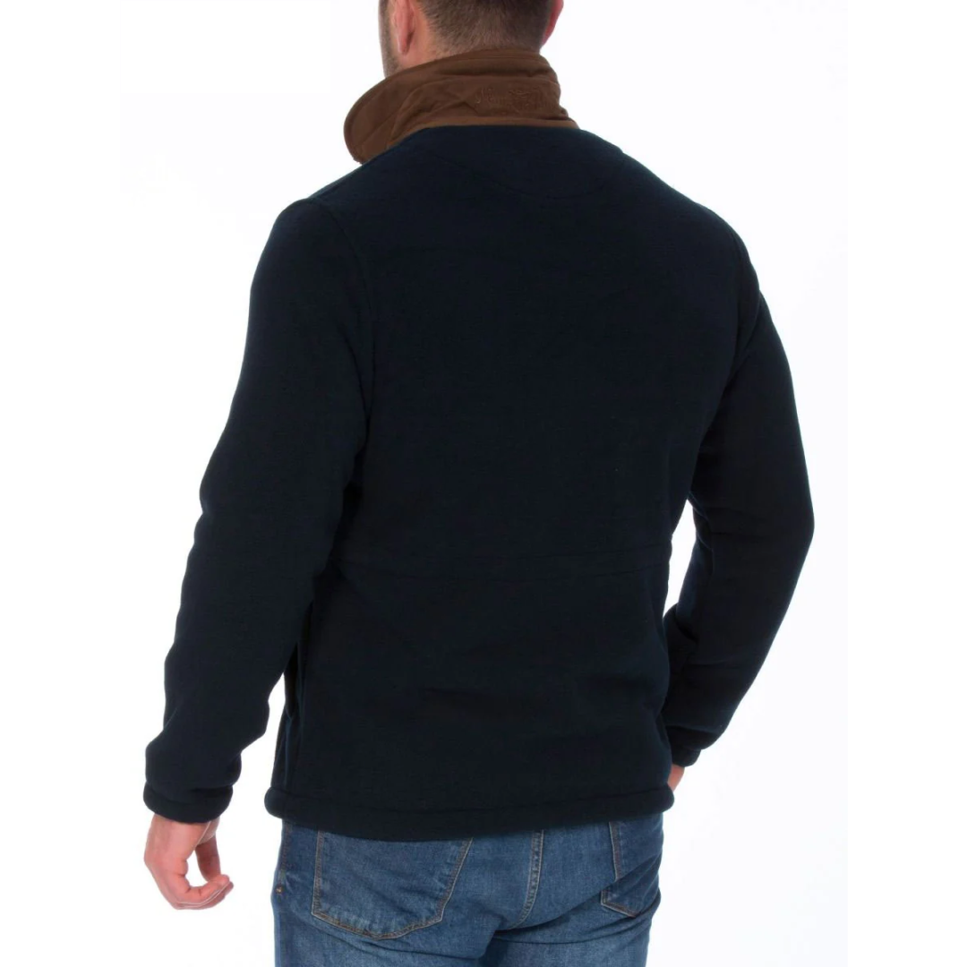Alan Paine Aylsham Men's Fleece Jacket #colour_dark-navy