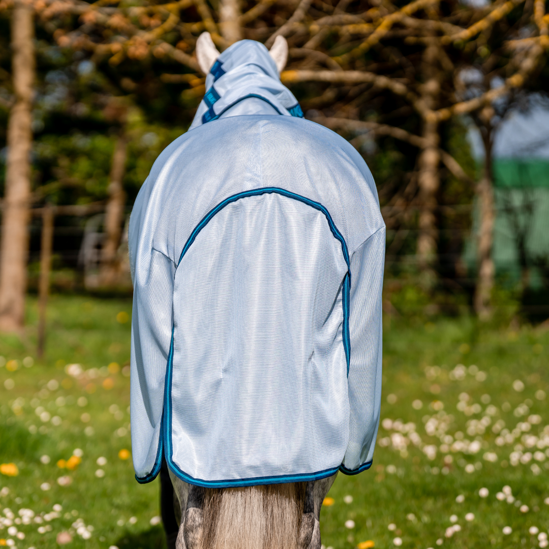 Horseware Ireland Amigo Bug Rug #colour_azure-blue-navy-electric-blue