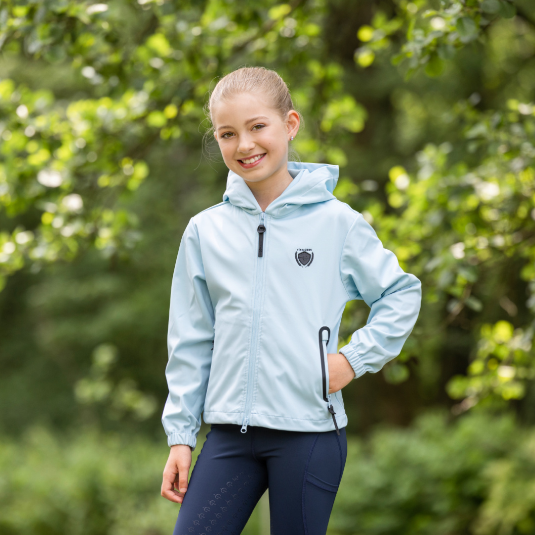 Covalliero Childrens Hoody Jacket #colour_light-blue