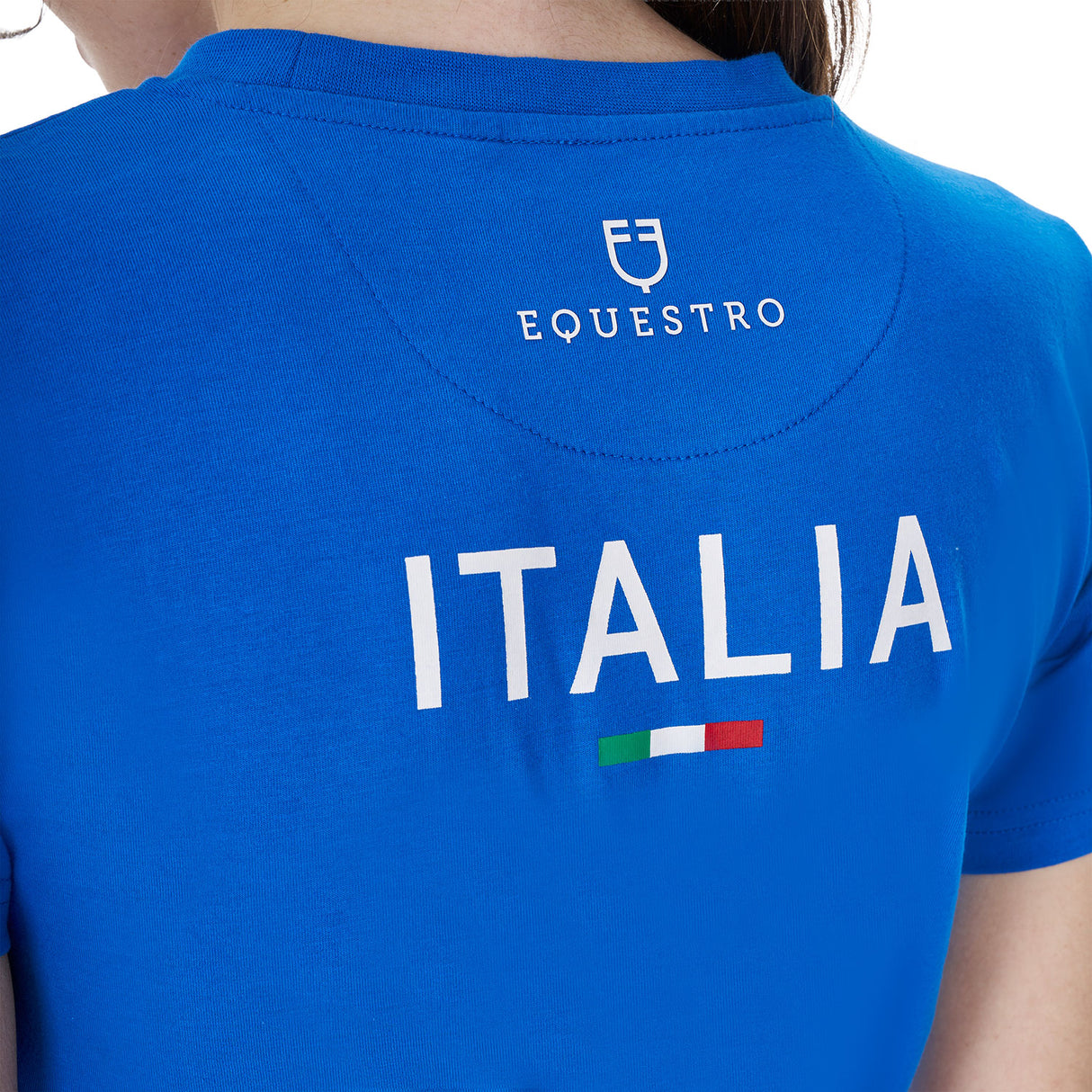 Equestro Women's Slim Fit T-Shirt Equestro X Fise #colour_blue