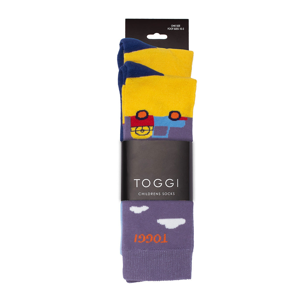 Toggi Lawrence Children's Socks #colour_mustard-sky