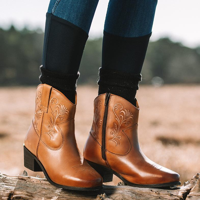 Mountain Horse Loretta Western Boots #colour_brown