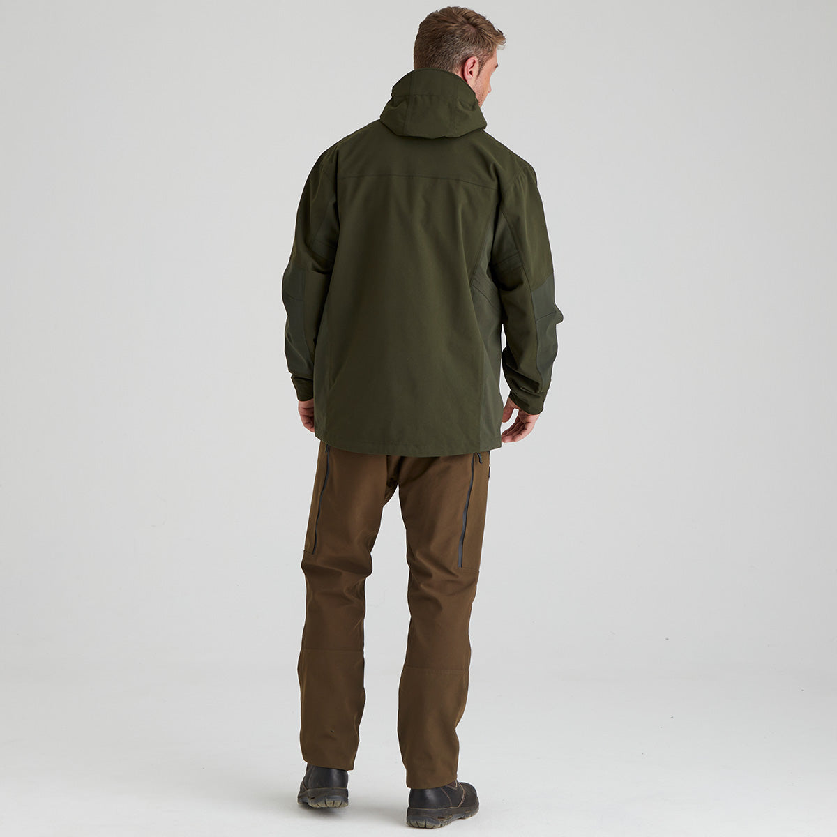 Ridgeline Mens Cambrian Smock #colour_deep-forest