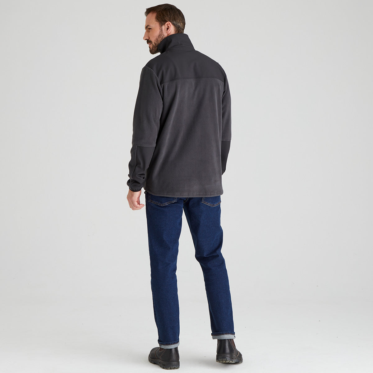 Ridgeline Mens Hybrid Jacket #colour_shale