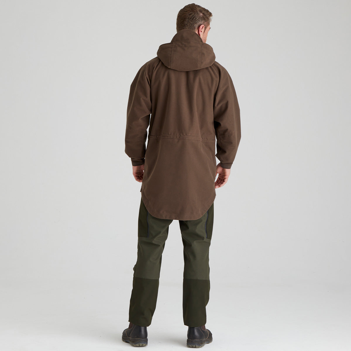 Ridgeline Mens Monsoon Classic Jacket #colour_bark