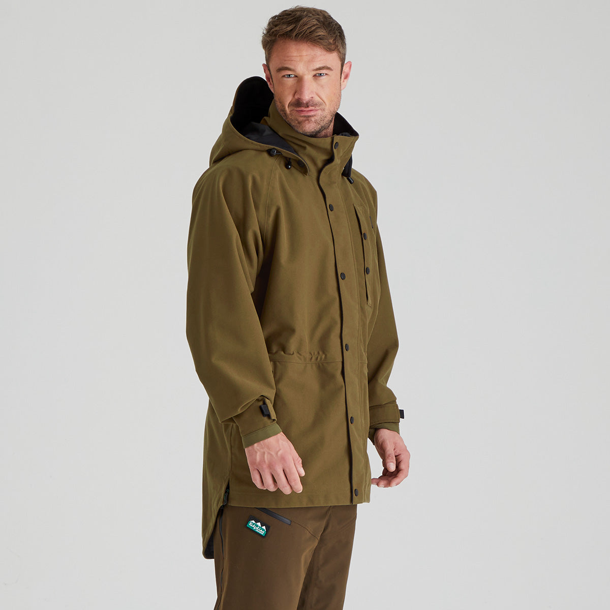 Ridgeline Mens Monsoon Classic Jacket #colour_teak
