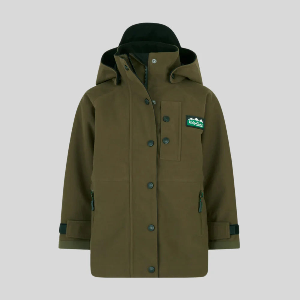 Ridgeline Kids Monsoon Classic Jacket #colour_teak