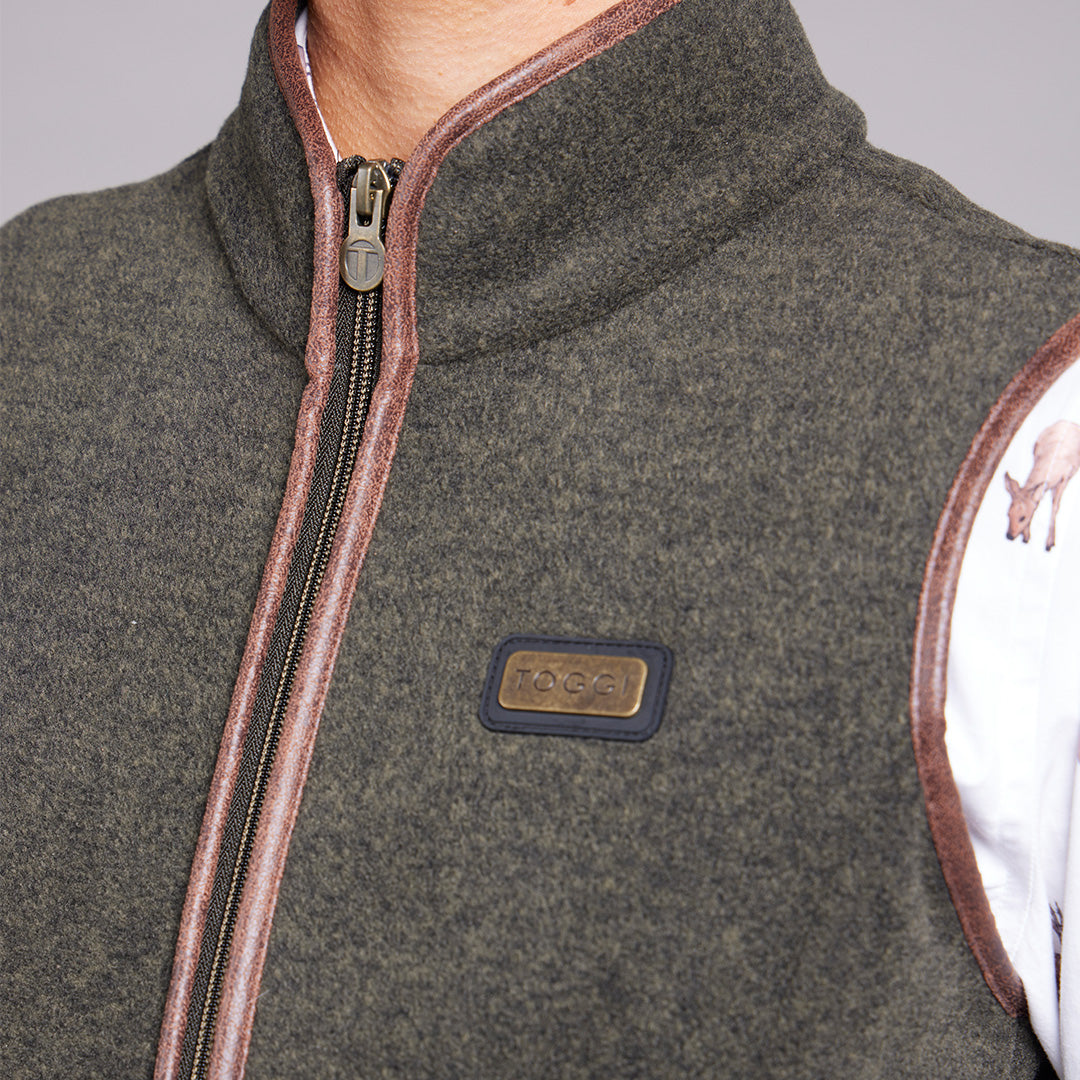 Toggi Regent Fleece Gilet #colour_forest-green