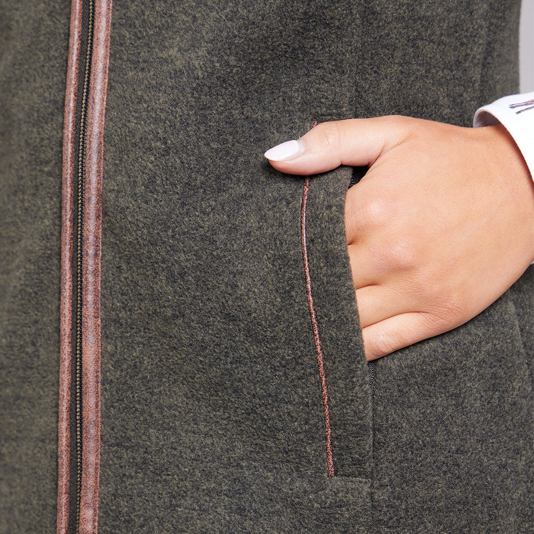 Toggi Regent Fleece Gilet #colour_forest-green