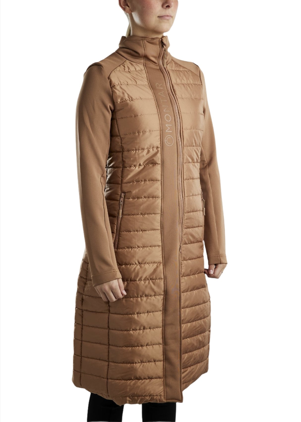 Montar Long Emma Hybrid Jacket #colour_moonstone