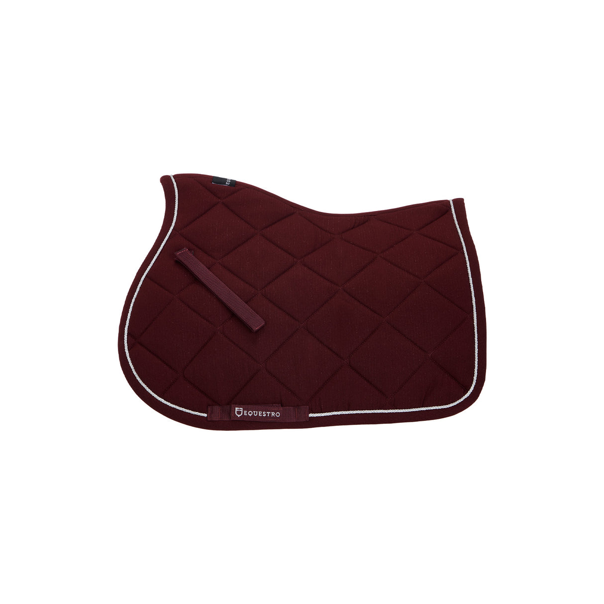 Equestro Pony Jumping Saddle Pad In Cotton With Trimmings
