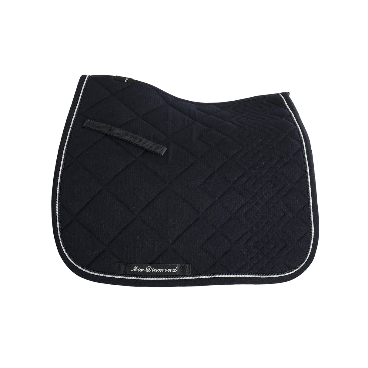 Equestro Diamond Dressage Saddle Pad #colour_blue