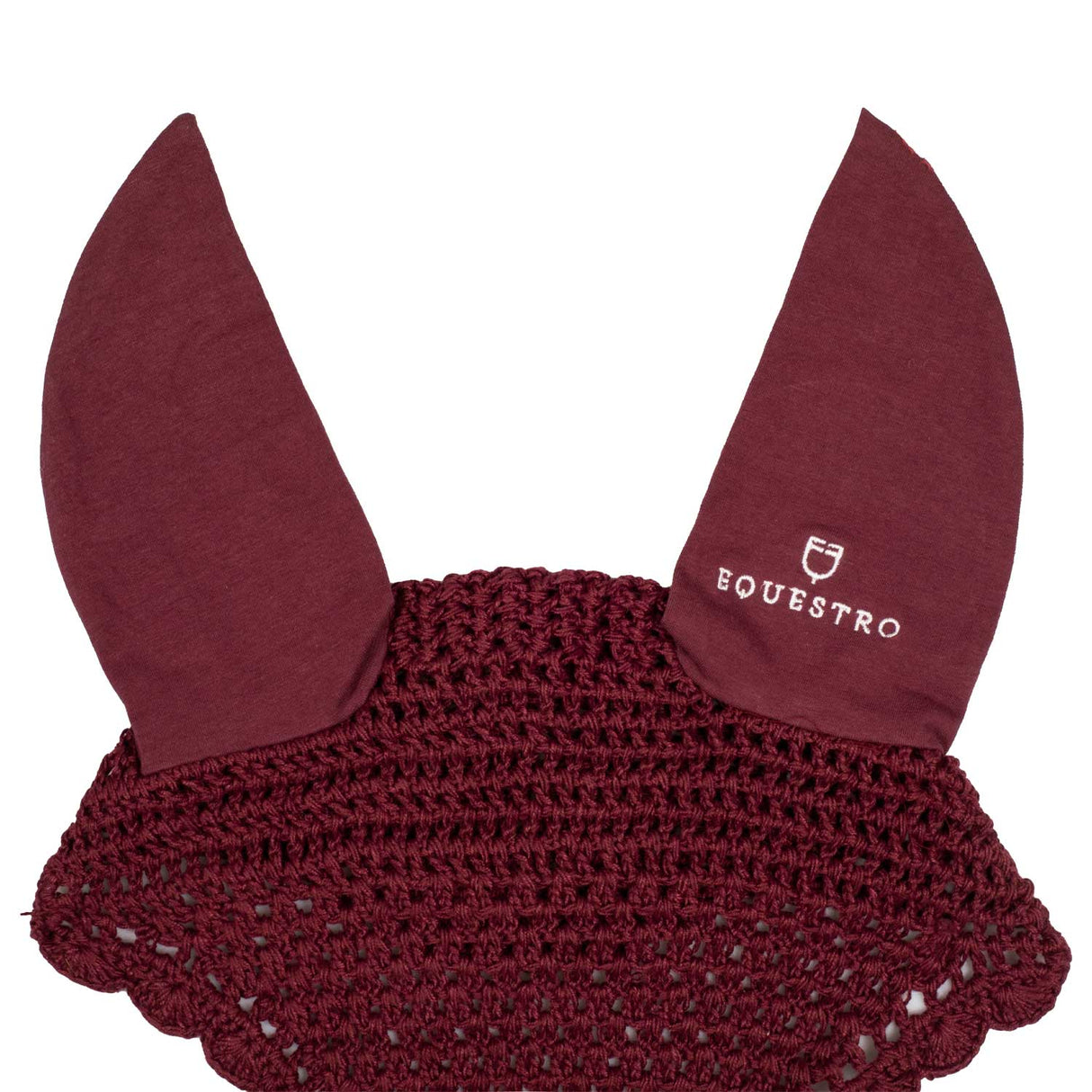 Equestro Cotton Fly Veil With Noseband Attachment