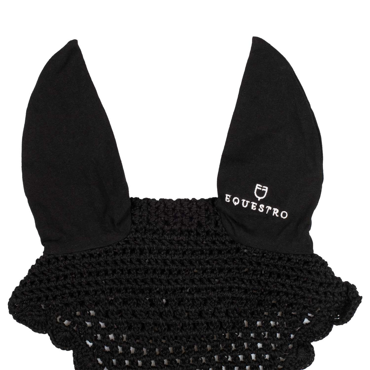 Equestro Cotton Fly Veil With Noseband Attachment