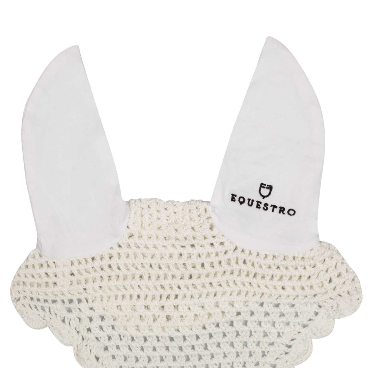 Equestro Cotton Fly Veil With Noseband Attachment