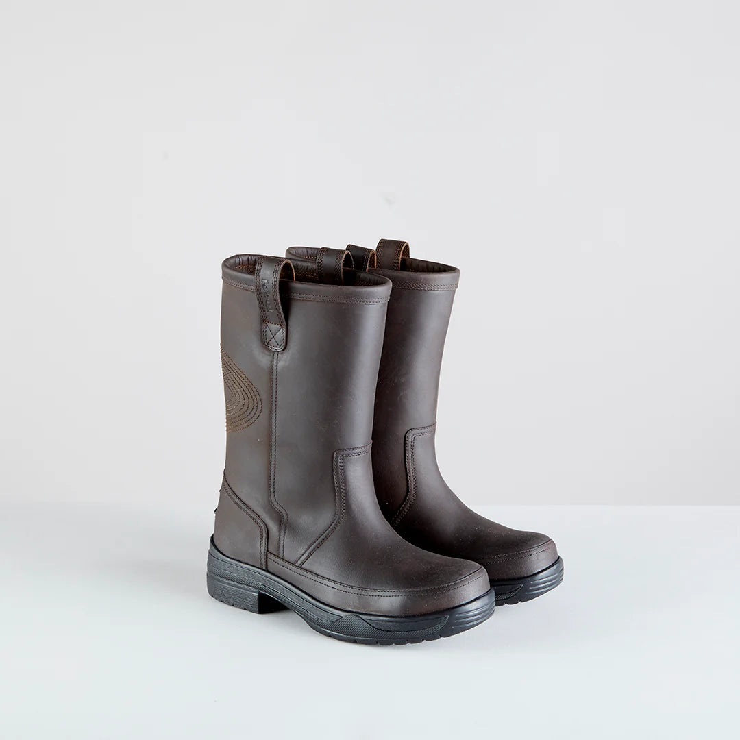 Toggi Hartpury Safety Boots #colour_chocolate