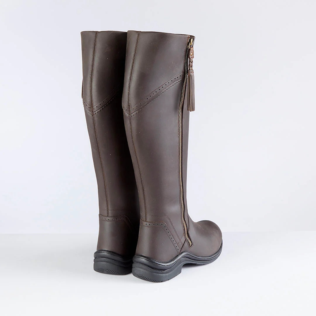 Toggi Rutland WIde Leg Country Boots #colour_chocolate