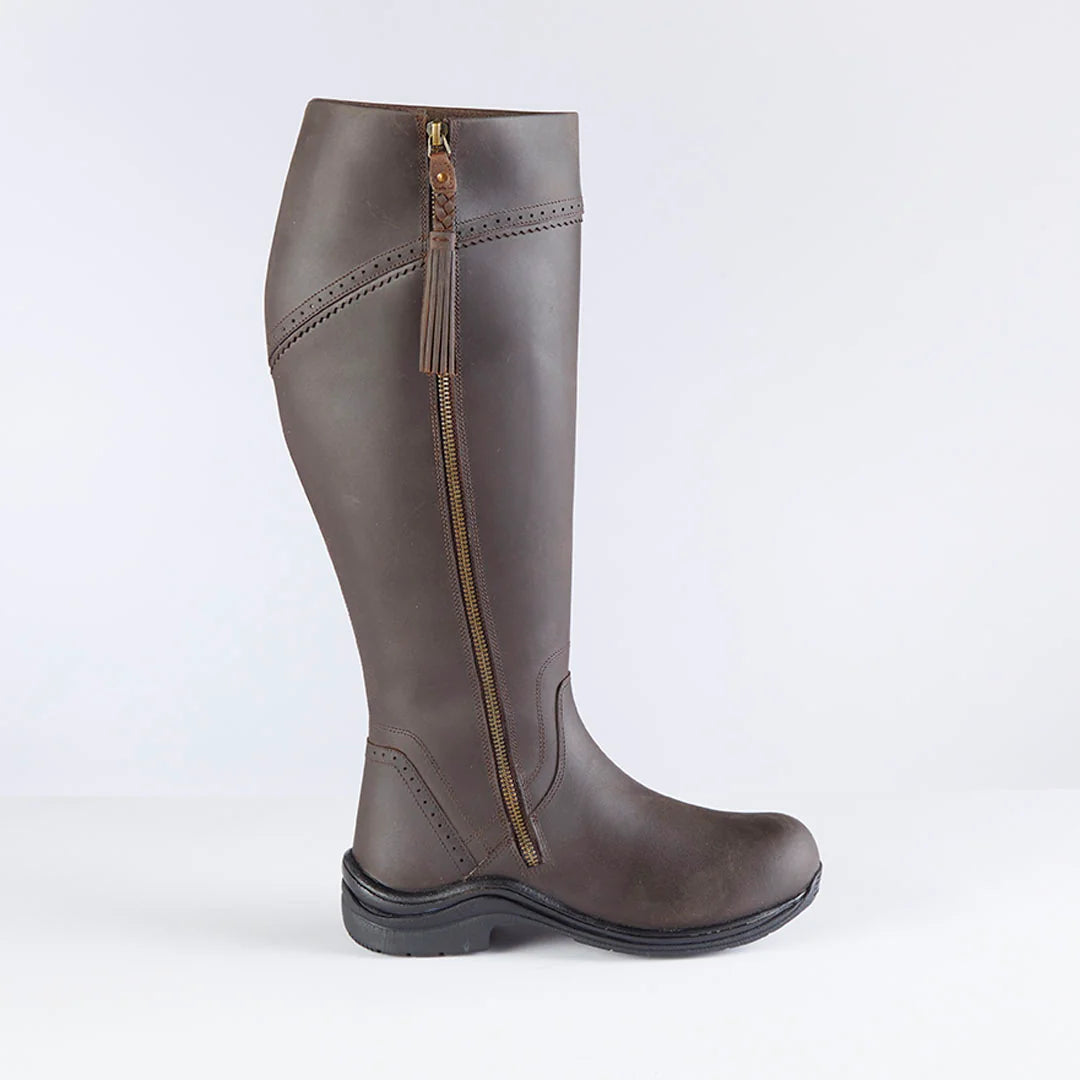 Toggi Rutland WIde Leg Country Boots #colour_chocolate