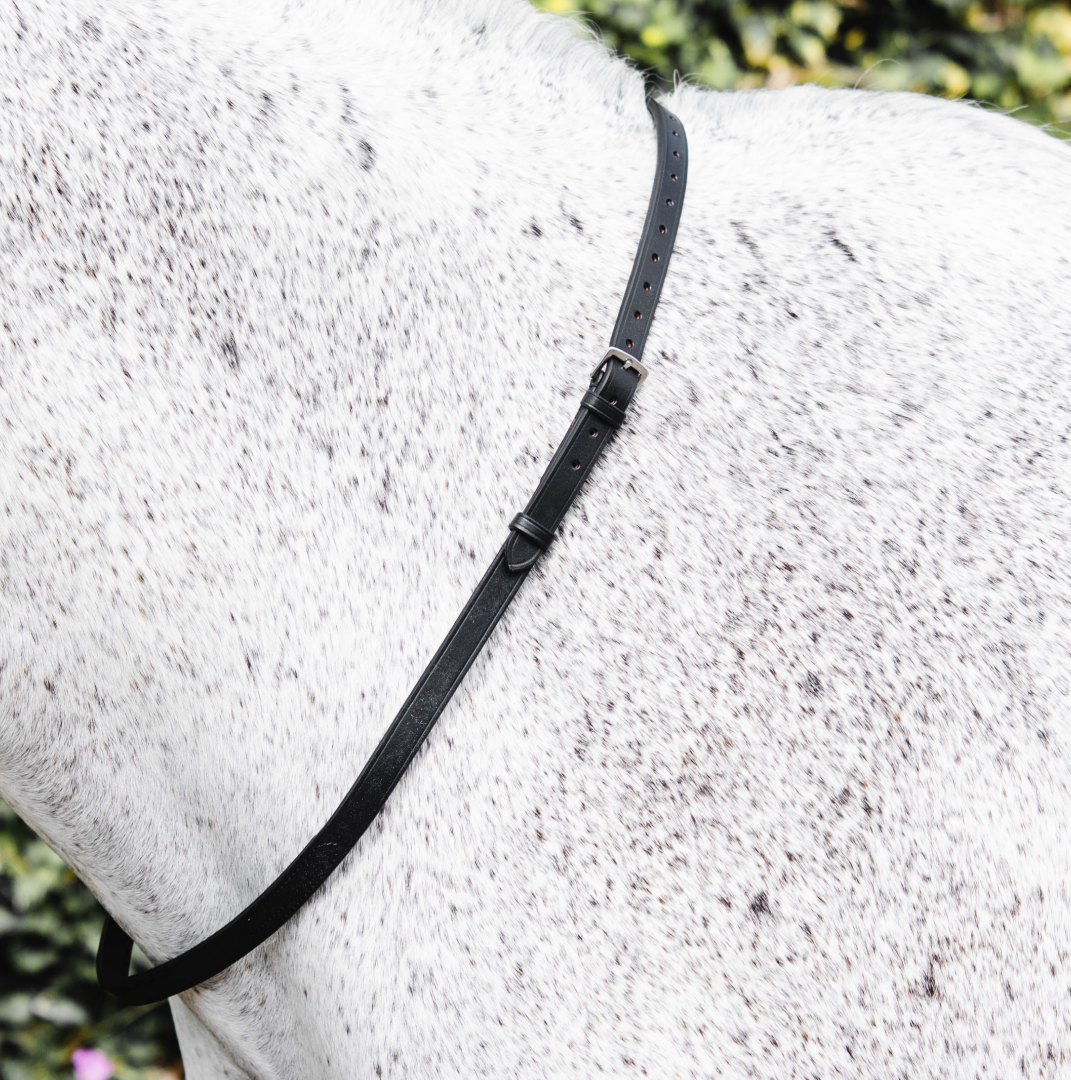 Mackey Classic Leather Neck Strap #colour_black