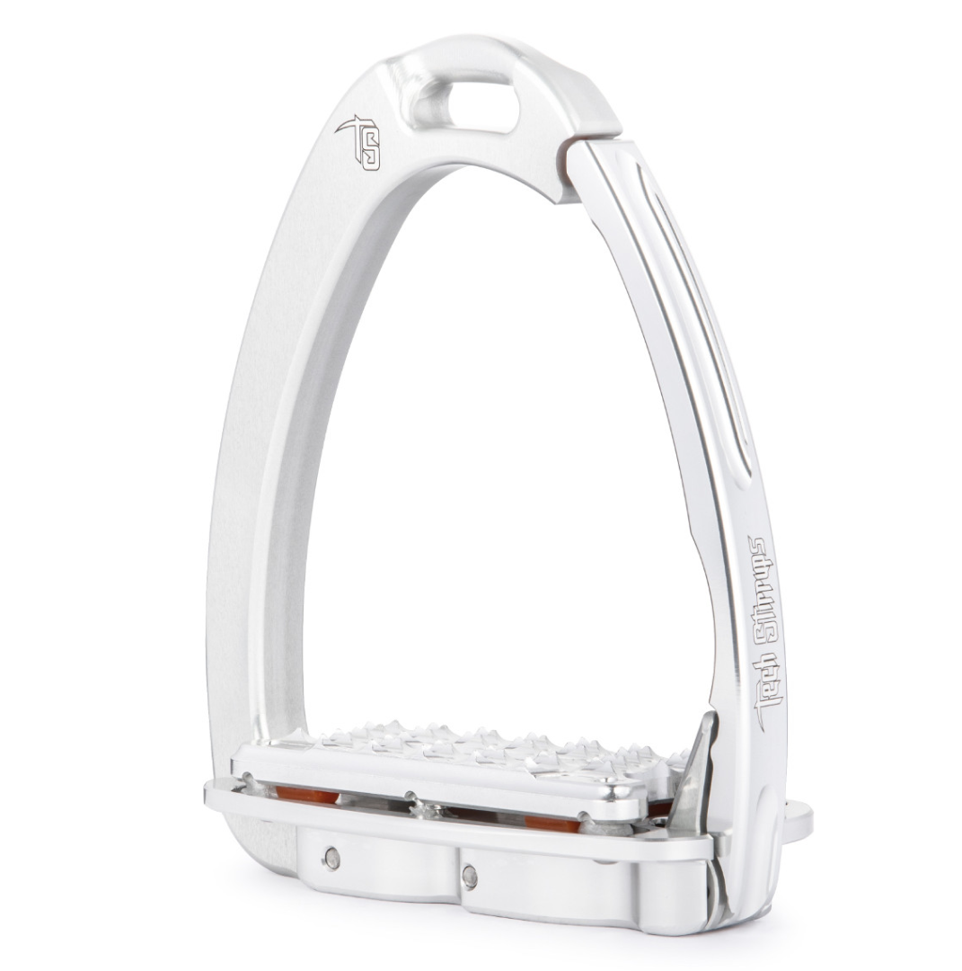 Tech Stirrups Venice Plus Evo Adult Safety Stirrups #colour_silver