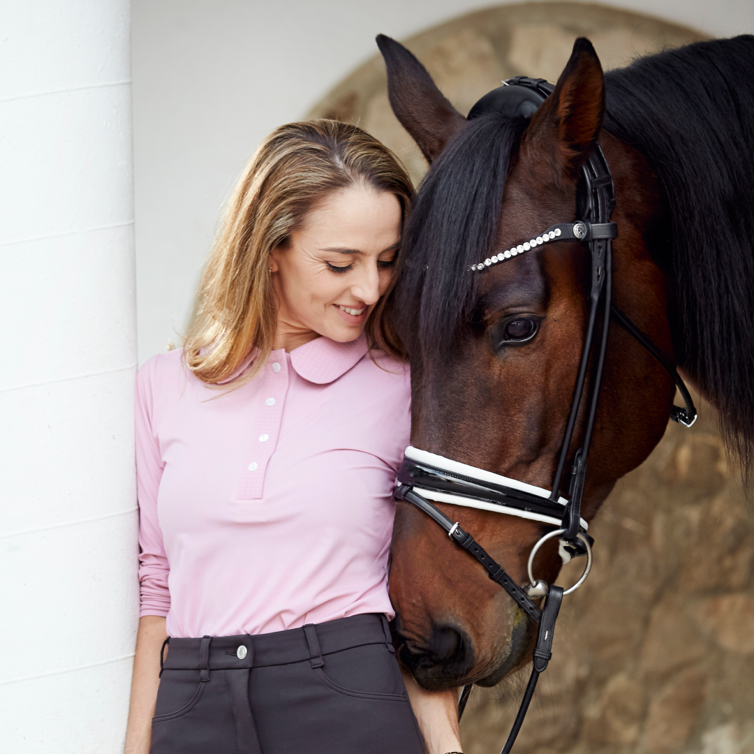 Finesse Cassidy Snaffle Bridle #colour_black-patent-white-silver