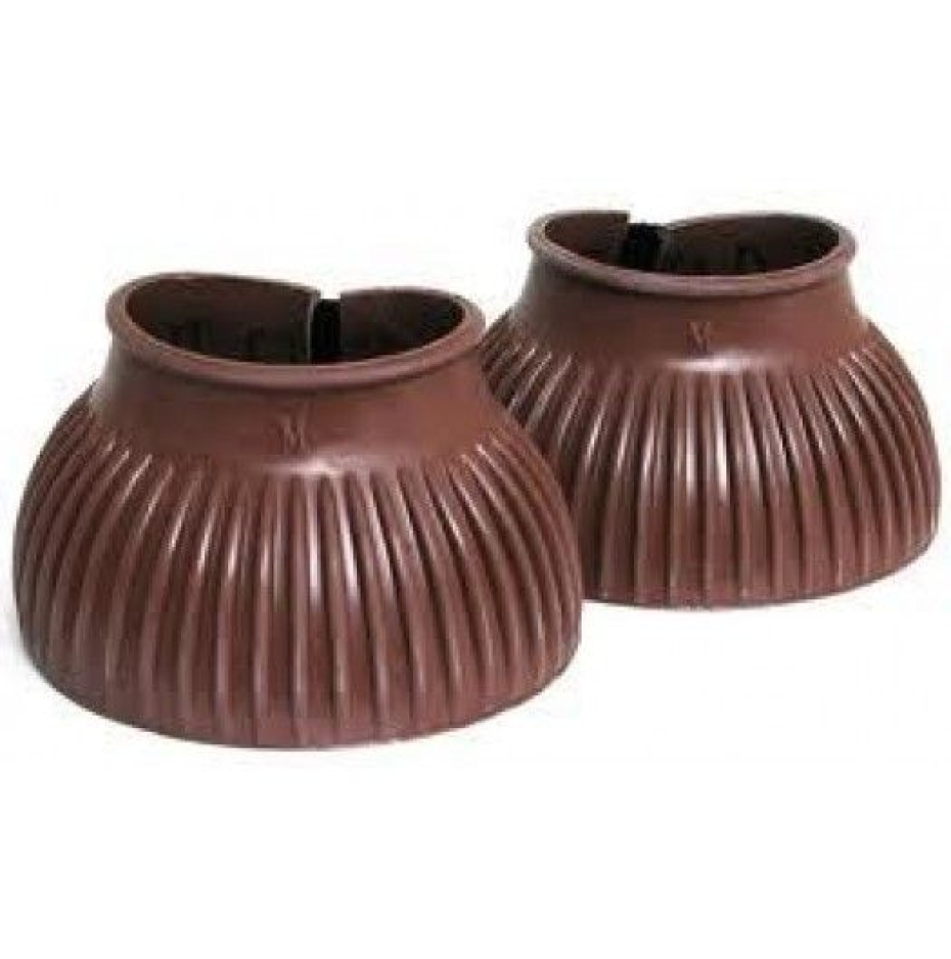 Mackey Ribbed Bell Boots With Touch Tape #colour_brown