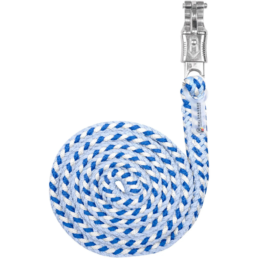 Waldhausen Panic Hook Plus Lead Rope #colour_pastel-blue-saphire-blue-beige