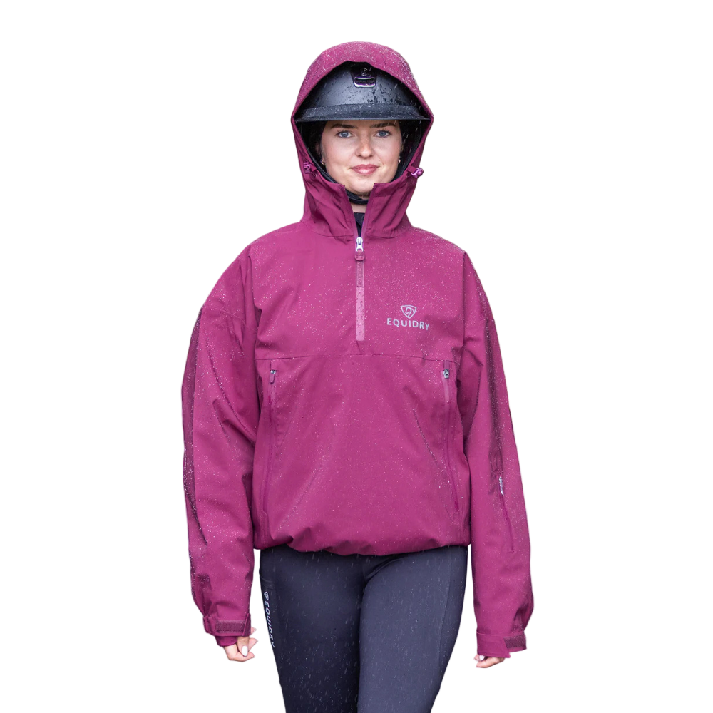 EQUIDRY Women's Storm Smock #colour_burgundy