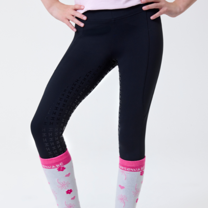 Horseware Ireland Children's Riding Tights #colour_core-black