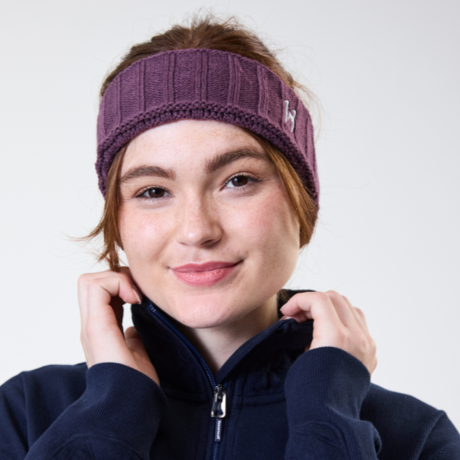 Horseware Ireland Swift Knitted Headband #colour_celstial-purple