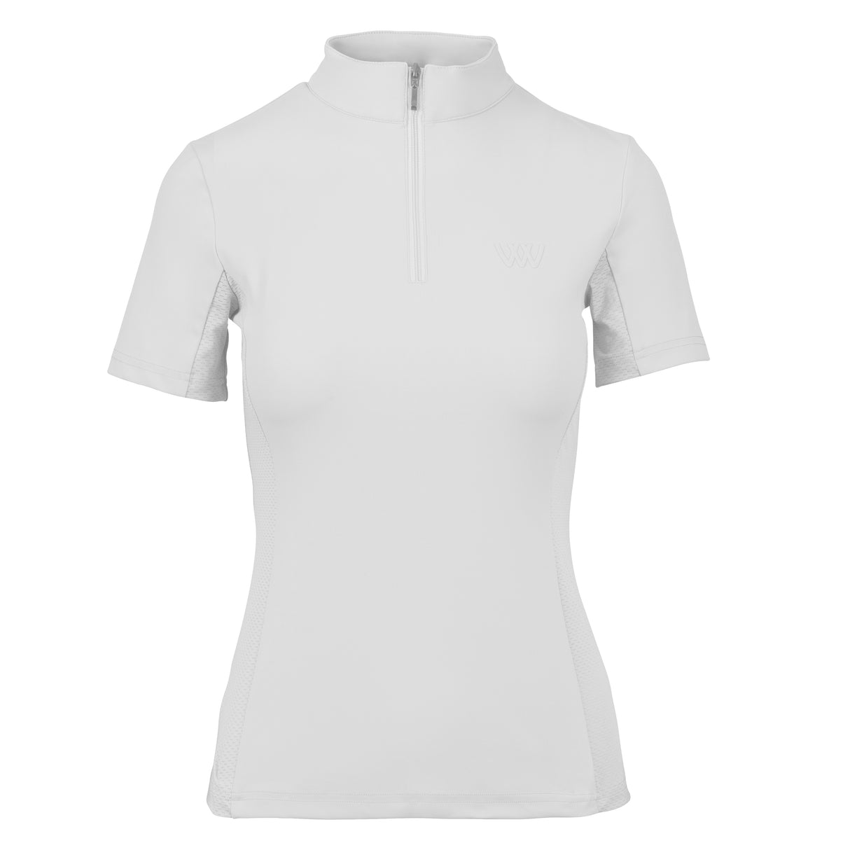 Woof Wear Ladies Short Sleeve Tech Riding Shirt #colour_white