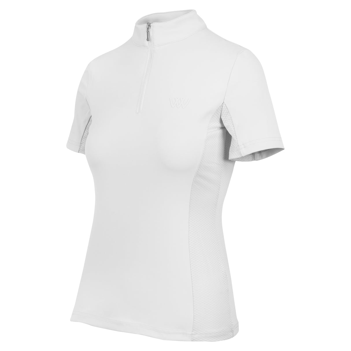 Woof Wear Ladies Short Sleeve Tech Riding Shirt #colour_white