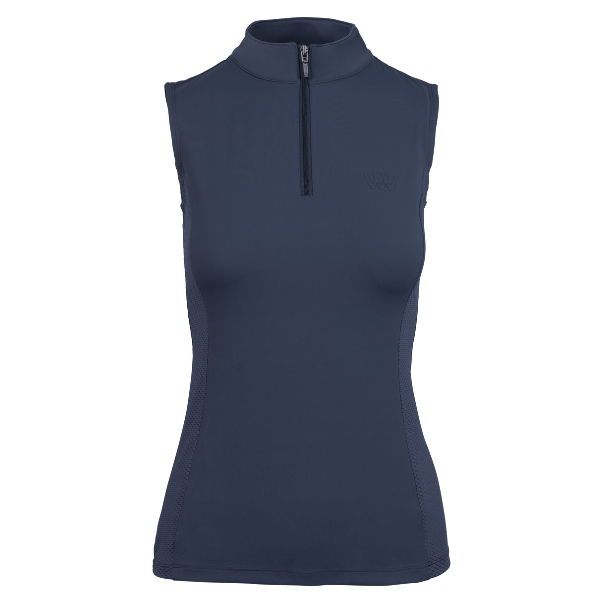 Woof Wear Ladies Sleeveless Tech Riding Shirt #colour_navy