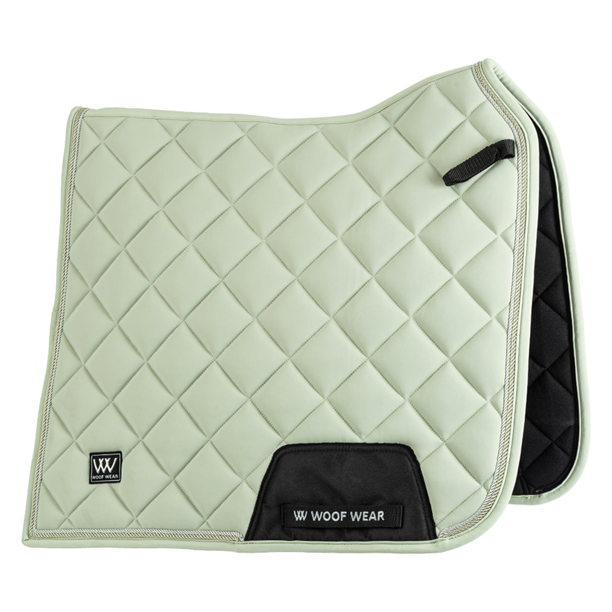 Woof Wear Vision Aura Dressage Saddle Pad #colour_sage-green