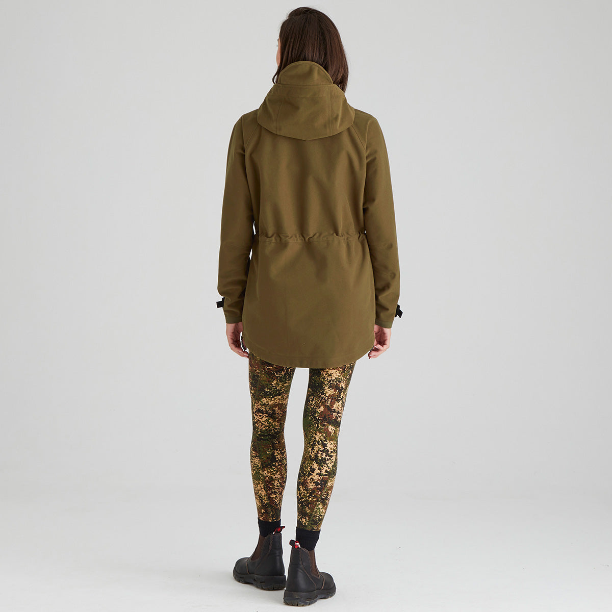 Ridgeline Womens Monsoon Classic Smock #colour_teak