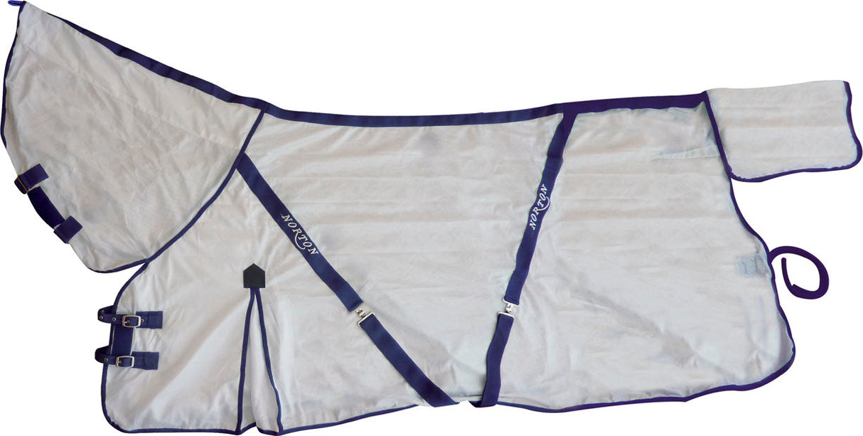 Equitheme Combo Mesh Sheet #colour_white-navy