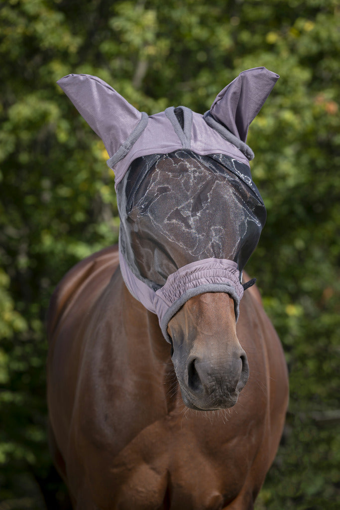 Equitheme Doux Fly Mask #colour_grey
