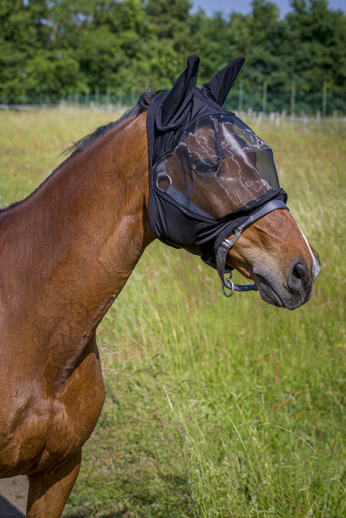Equitheme Doux Fly Mask #colour_black