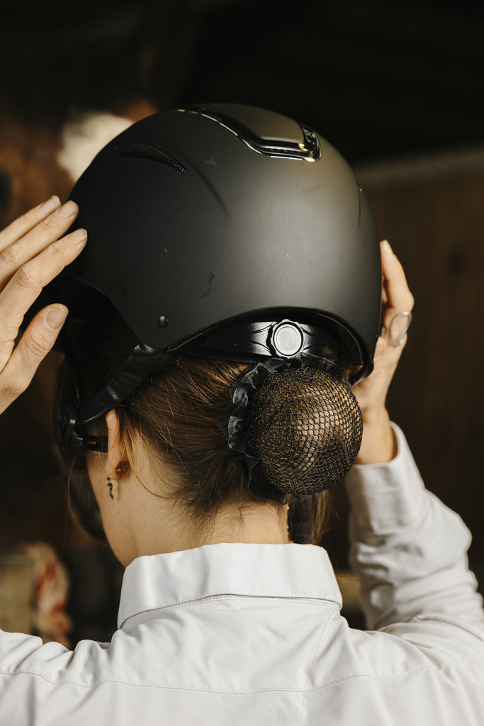 Equitheme Shiny Hair Net #colour_black